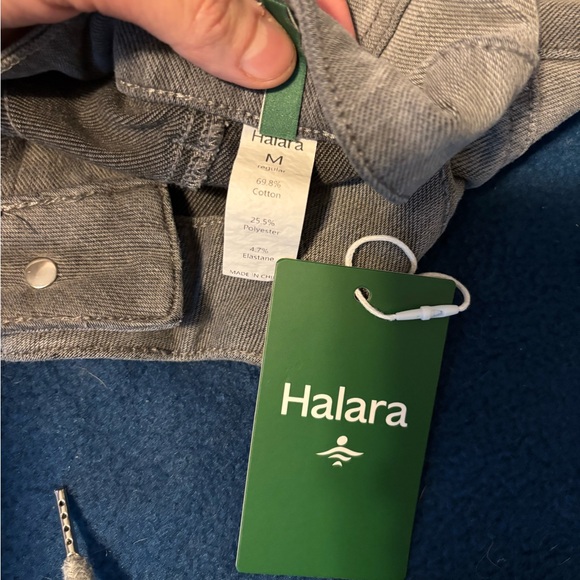 Halara High Waisted Button Zipper Washed Stretchy Knit Casual Jeans - Picture 8 of 8